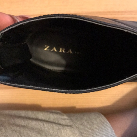 Zara Leather Ankle Boots - Picture 4 of 4